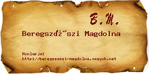 Beregszászi Magdolna névjegykártya